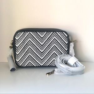 MICHAEL KORS Medium Camera Woven Crossbody